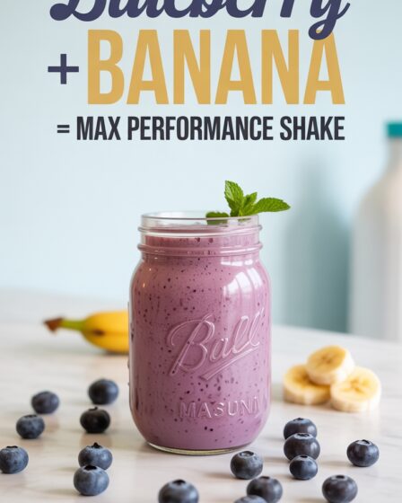 blueberry banana performance shake