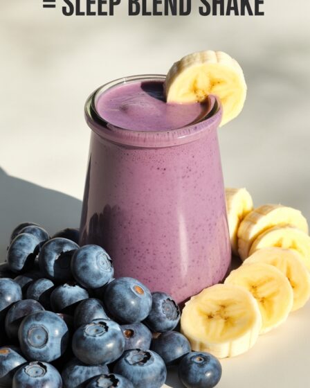 blueberry banana sleep shake