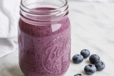 blueberry chia brain shake
