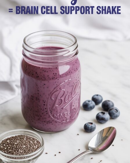 blueberry chia brain shake