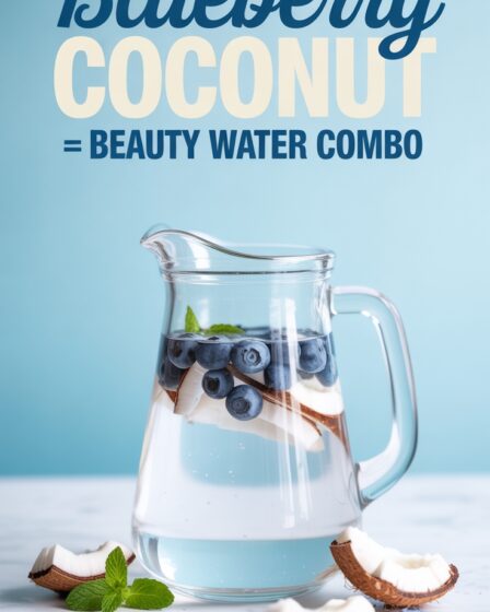 blueberry coconut beauty drink