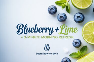 blueberry lime morning refresh