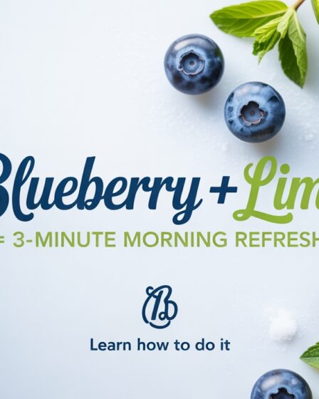 blueberry lime morning refresh