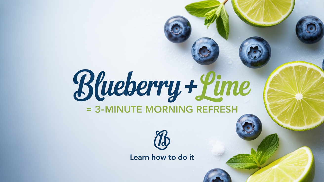 blueberry lime morning refresh
