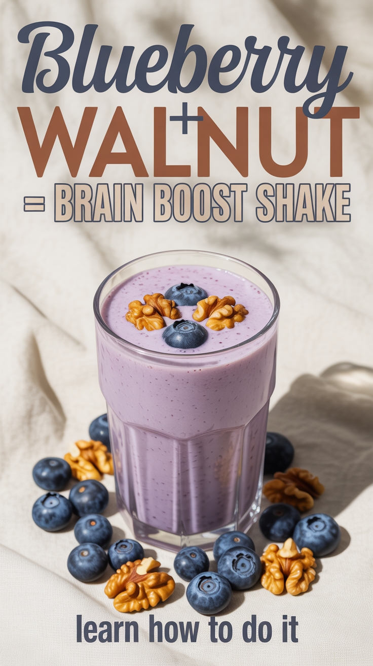 blueberry walnut brain shake