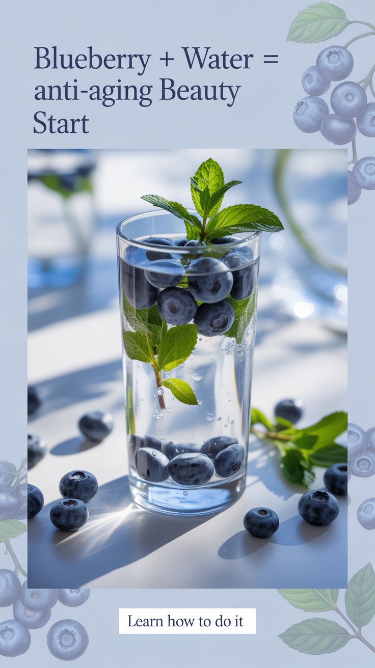 blueberry water anti aging
