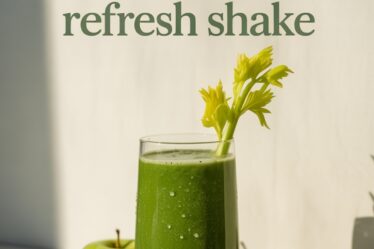 celery green apple shake