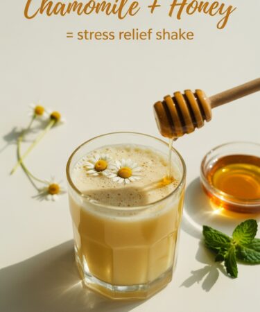 chamomile honey stress shake