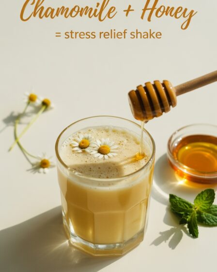 chamomile honey stress shake