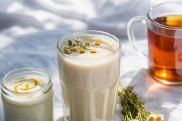 chamomile yogurt sleep shake