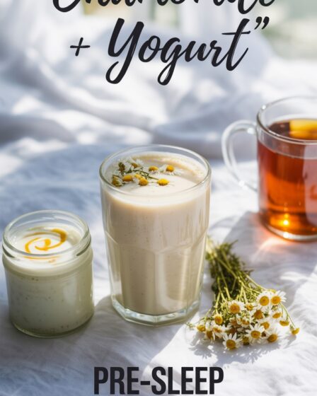 chamomile yogurt sleep shake
