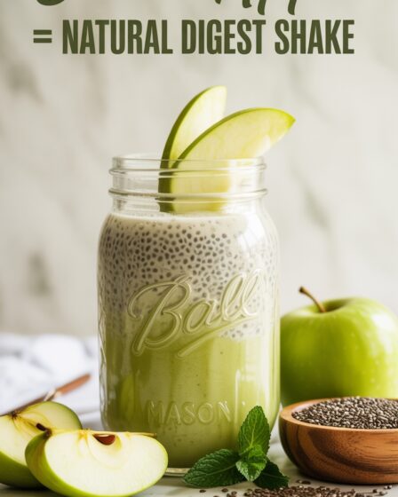 chia and apple smoothie