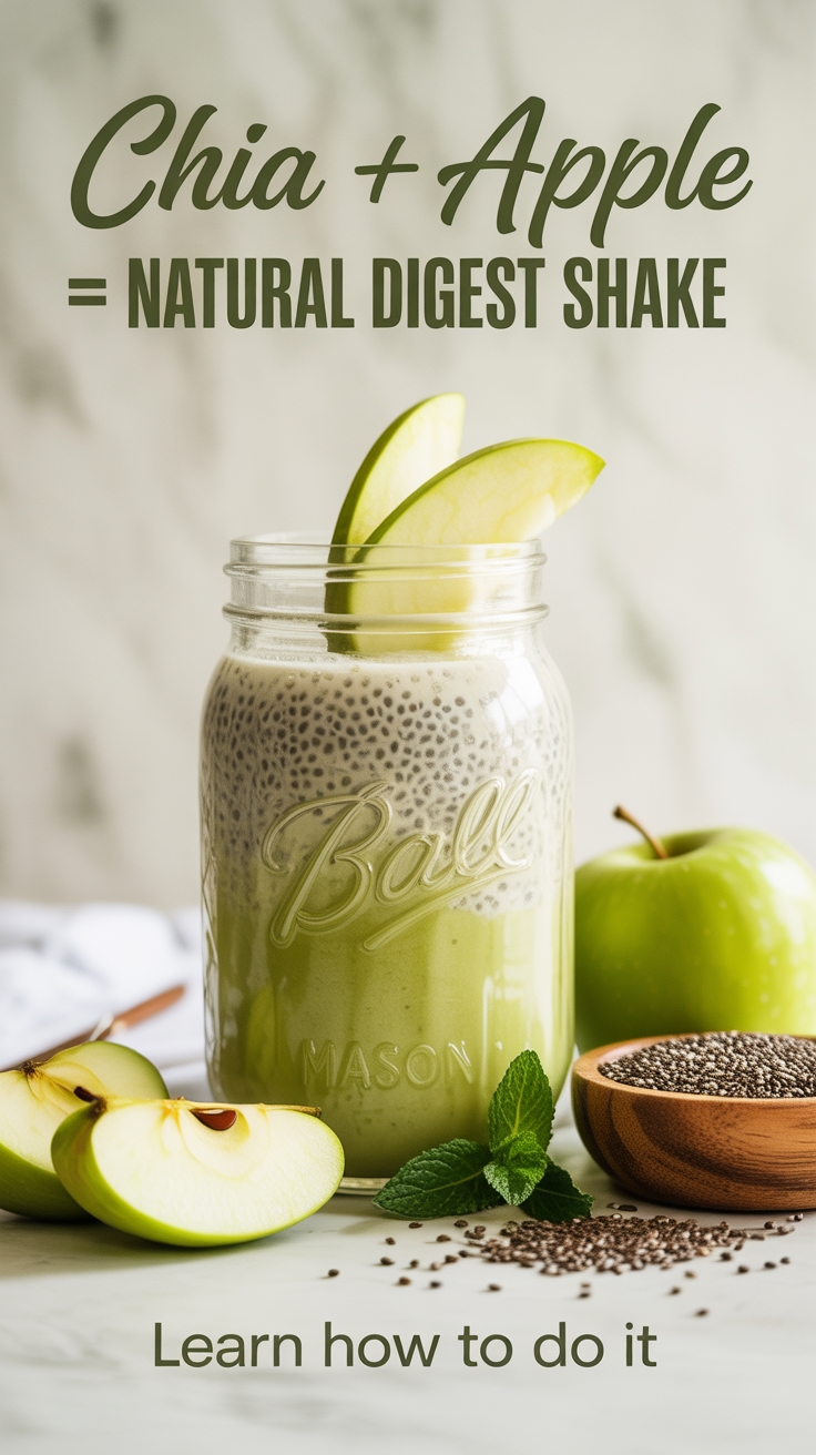 chia and apple smoothie
