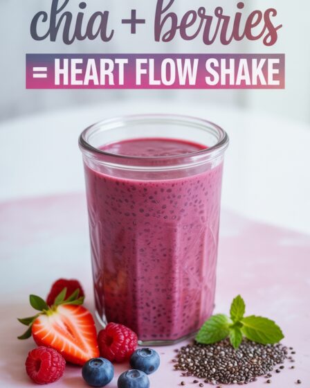 chia and berries smoothie