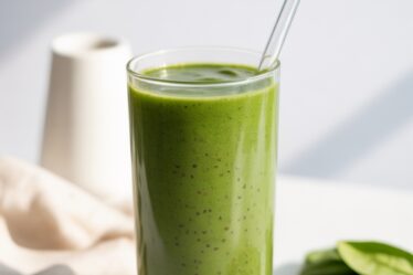 chia and spinach shake
