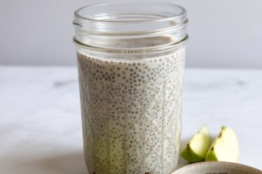 chia apple fiber shake