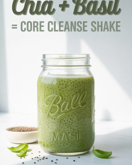 chia basil detox shake