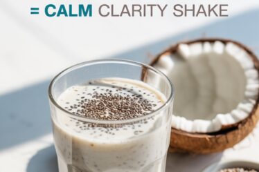 chia coconut milk shake