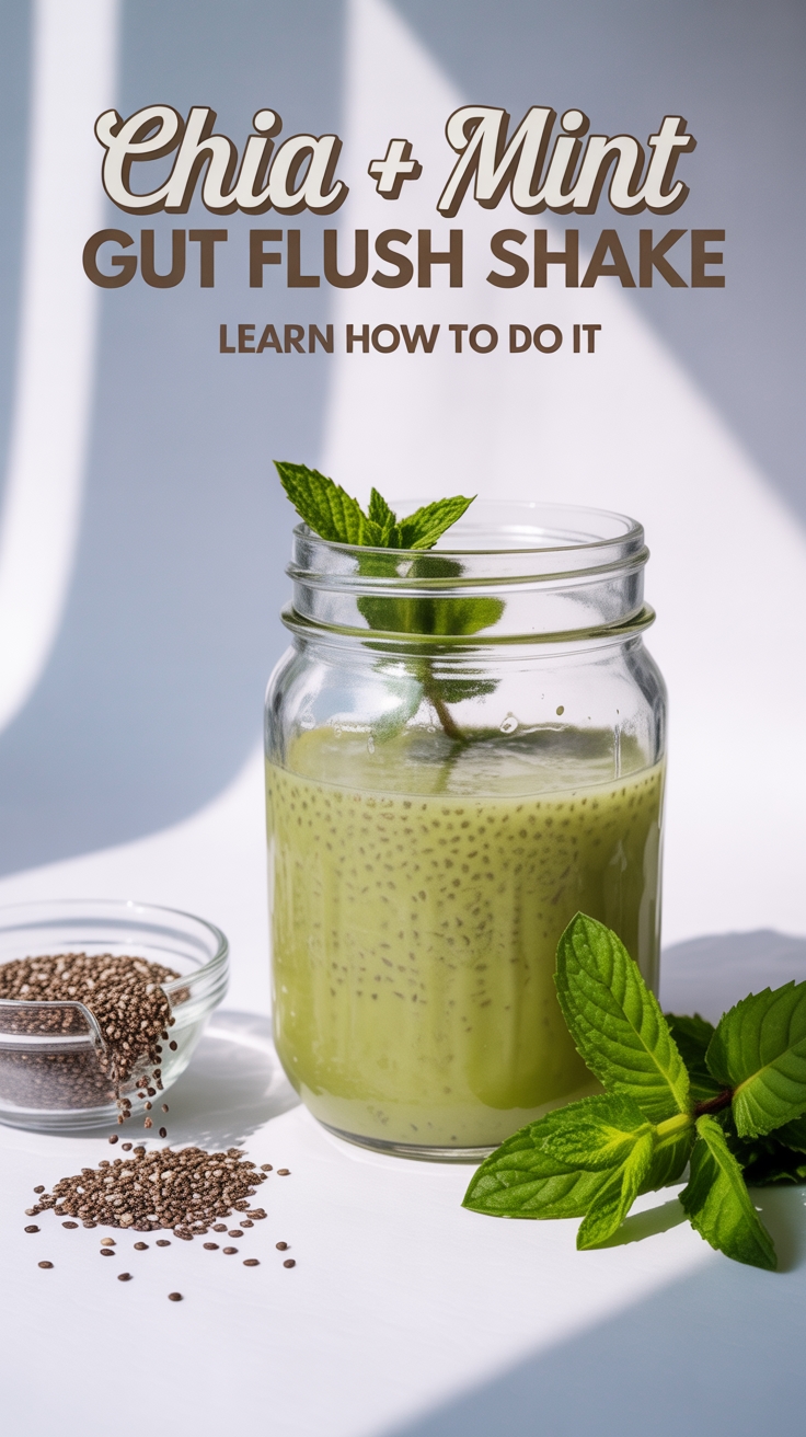 chia mint gut shake
