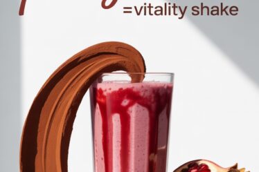 chocolate and pomegranate drink