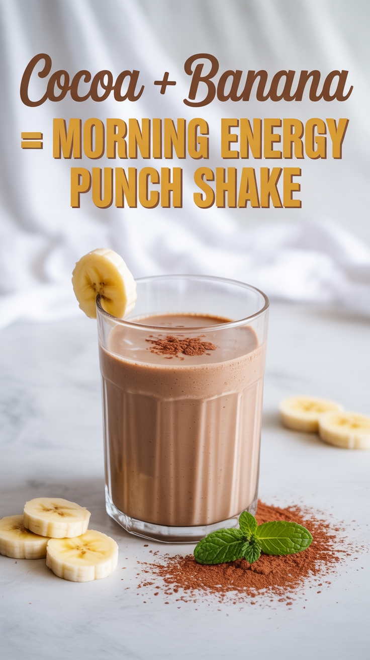 chocolate banana breakfast shake