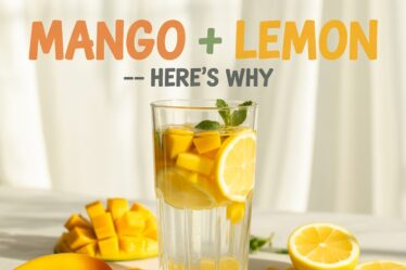 choosing mango lemon drink