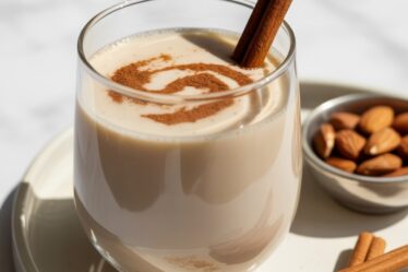 cinnamon almond milk shake