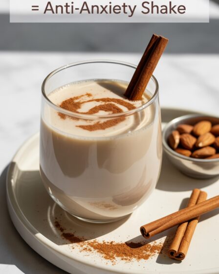 cinnamon almond milk shake