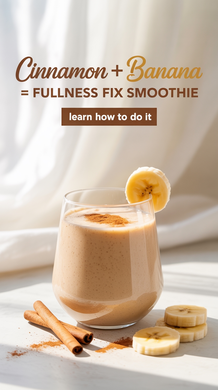 cinnamon banana smoothie recipe