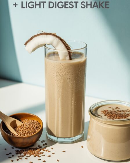 coconut flaxseed shake