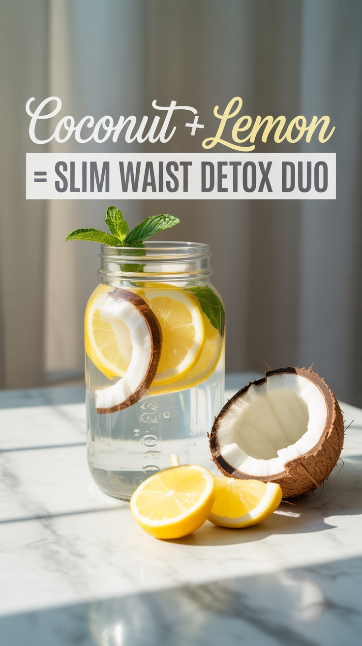 coconut lemon slimming detox