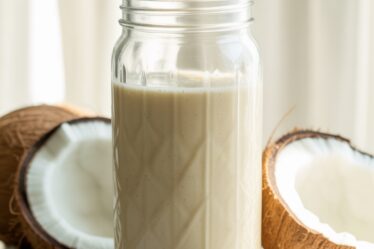 coconut water and dates shake