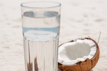 coconut water and dates shake