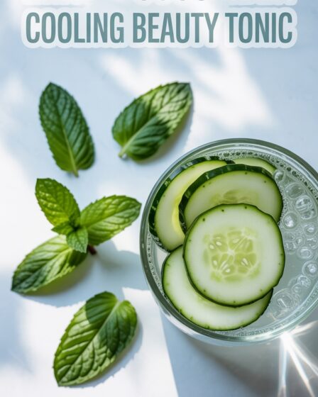 cooling cucumber mint tonic