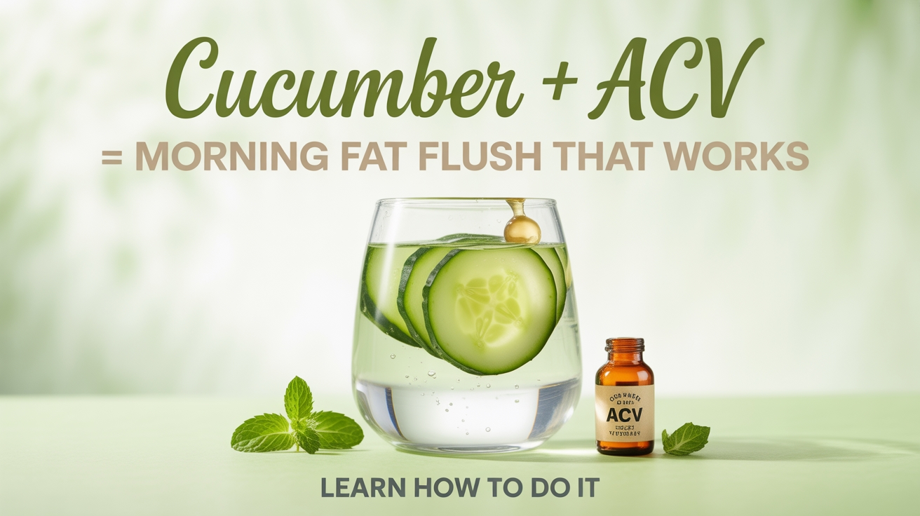 cucumber acv morning detox