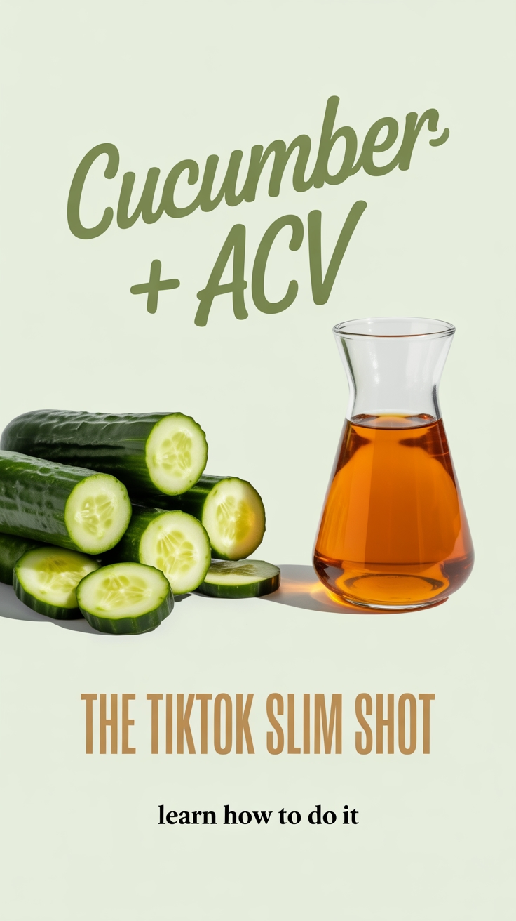 cucumber and acv detox