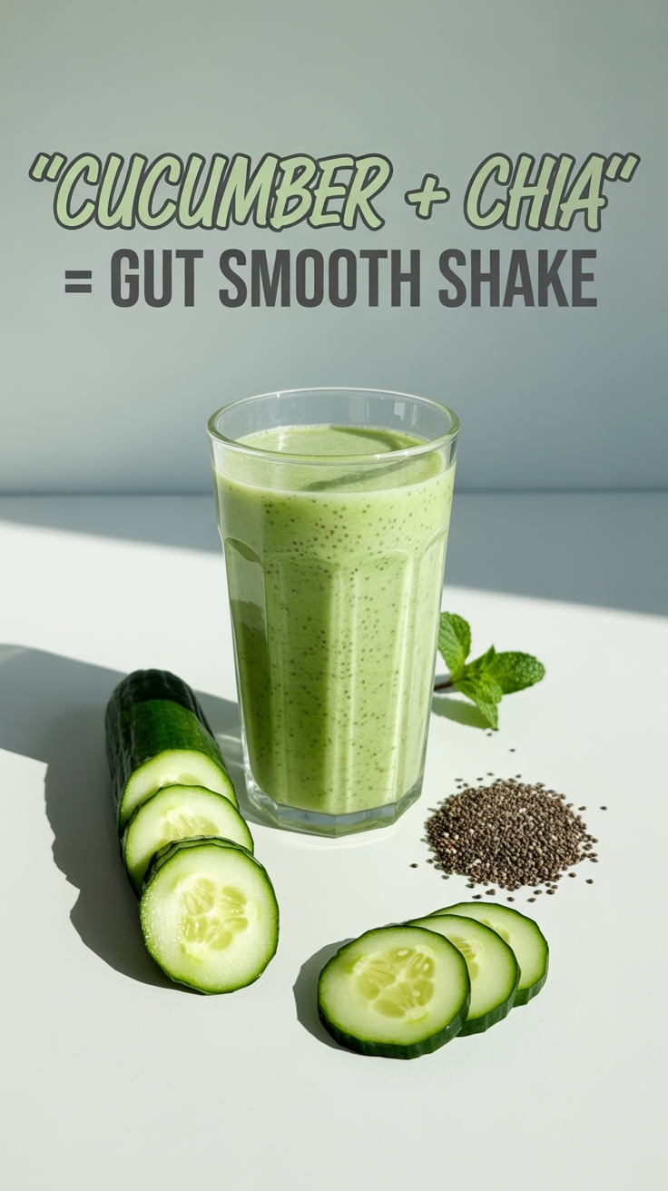 cucumber and chia smoothie
