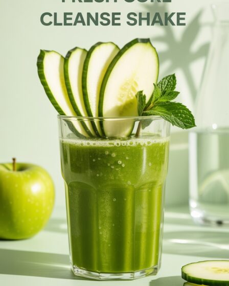 cucumber apple cleanse shake