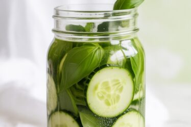 cucumber basil water shake