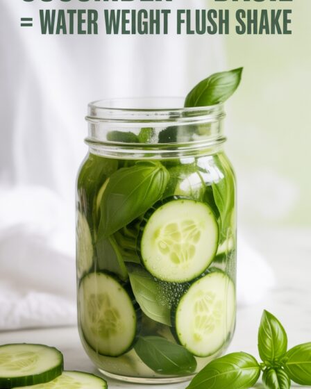 cucumber basil water shake
