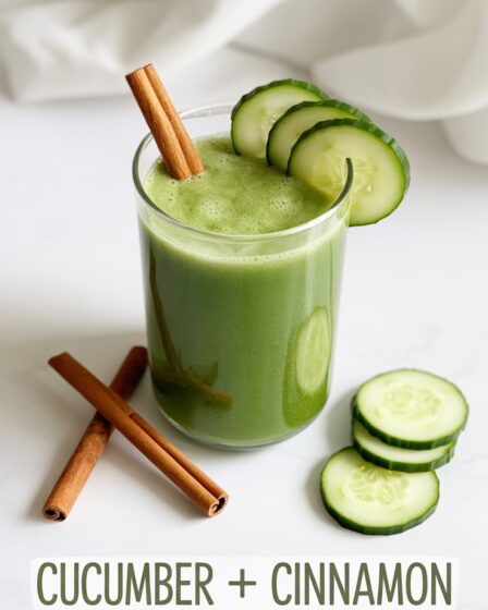 cucumber cinnamon belly shake