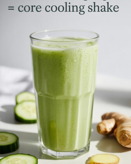 cucumber ginger shake