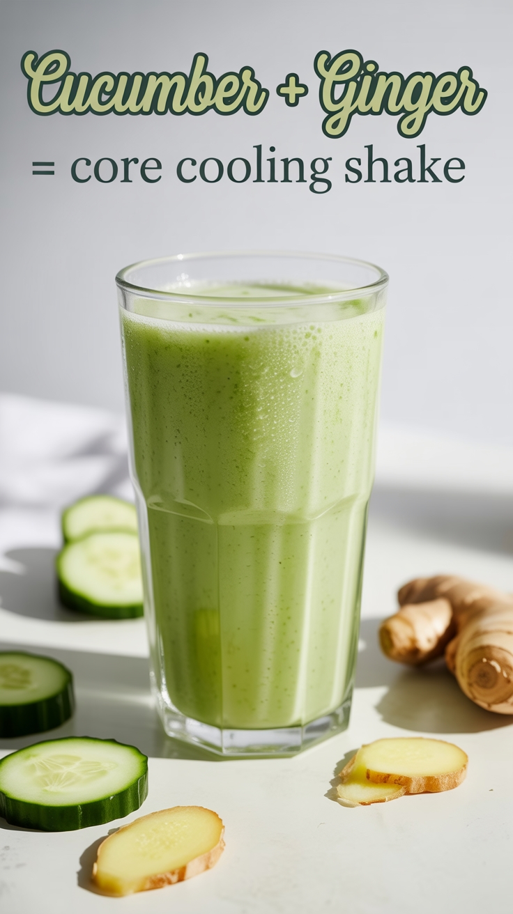 cucumber ginger shake