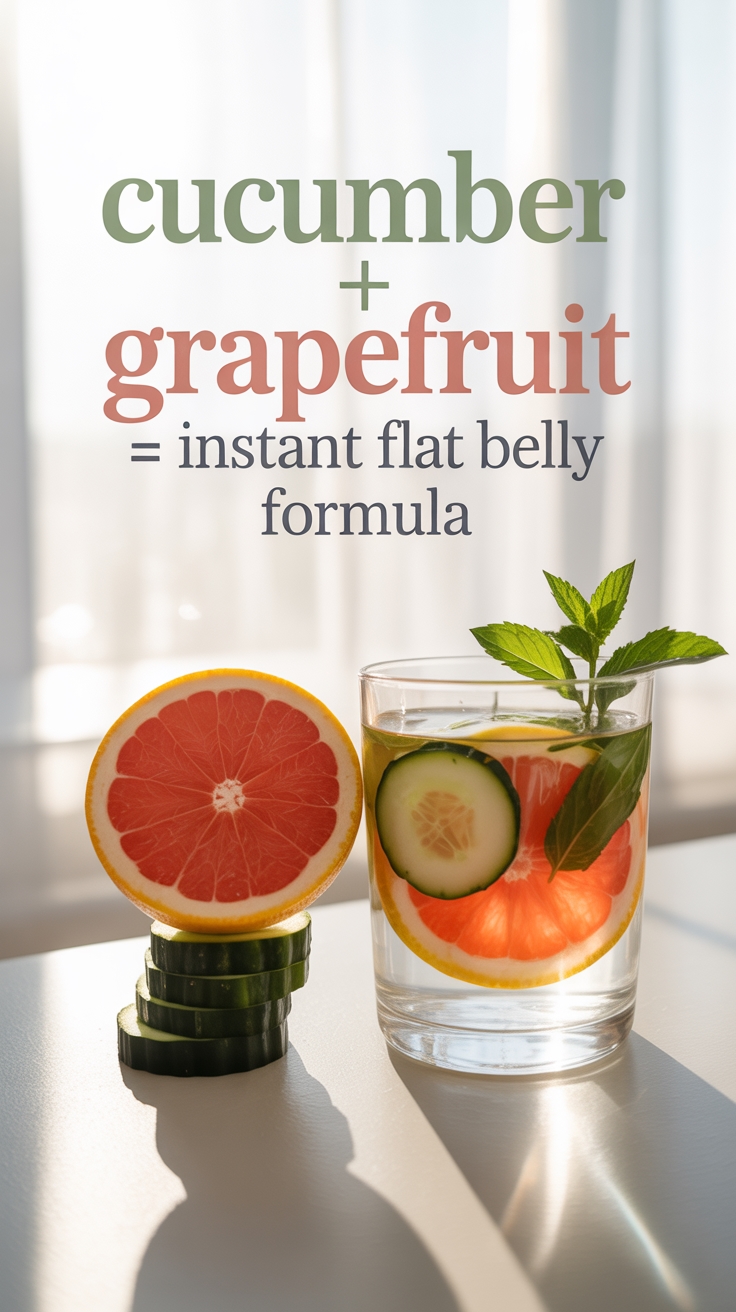 cucumber grapefruit flat belly