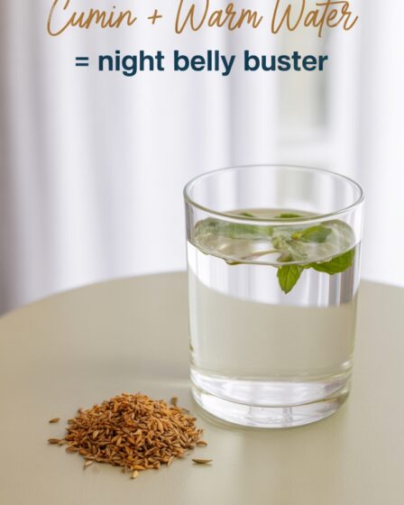 cumin and warm water