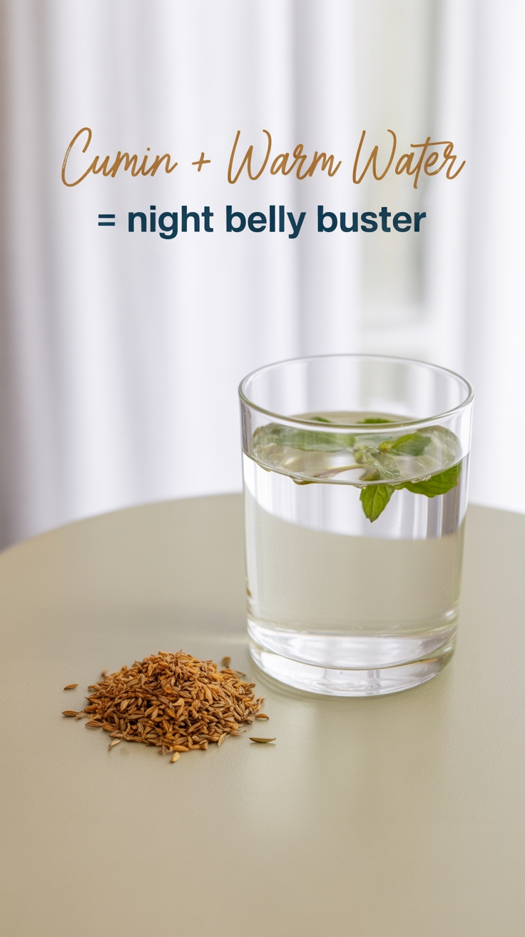 cumin and warm water