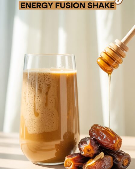 date and honey energy shake