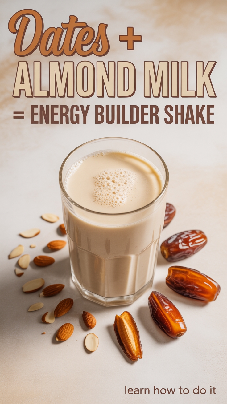 dates and almond milk