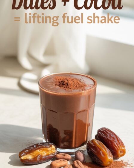 dates and cocoa shake
