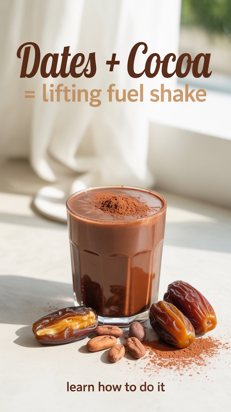 dates and cocoa shake